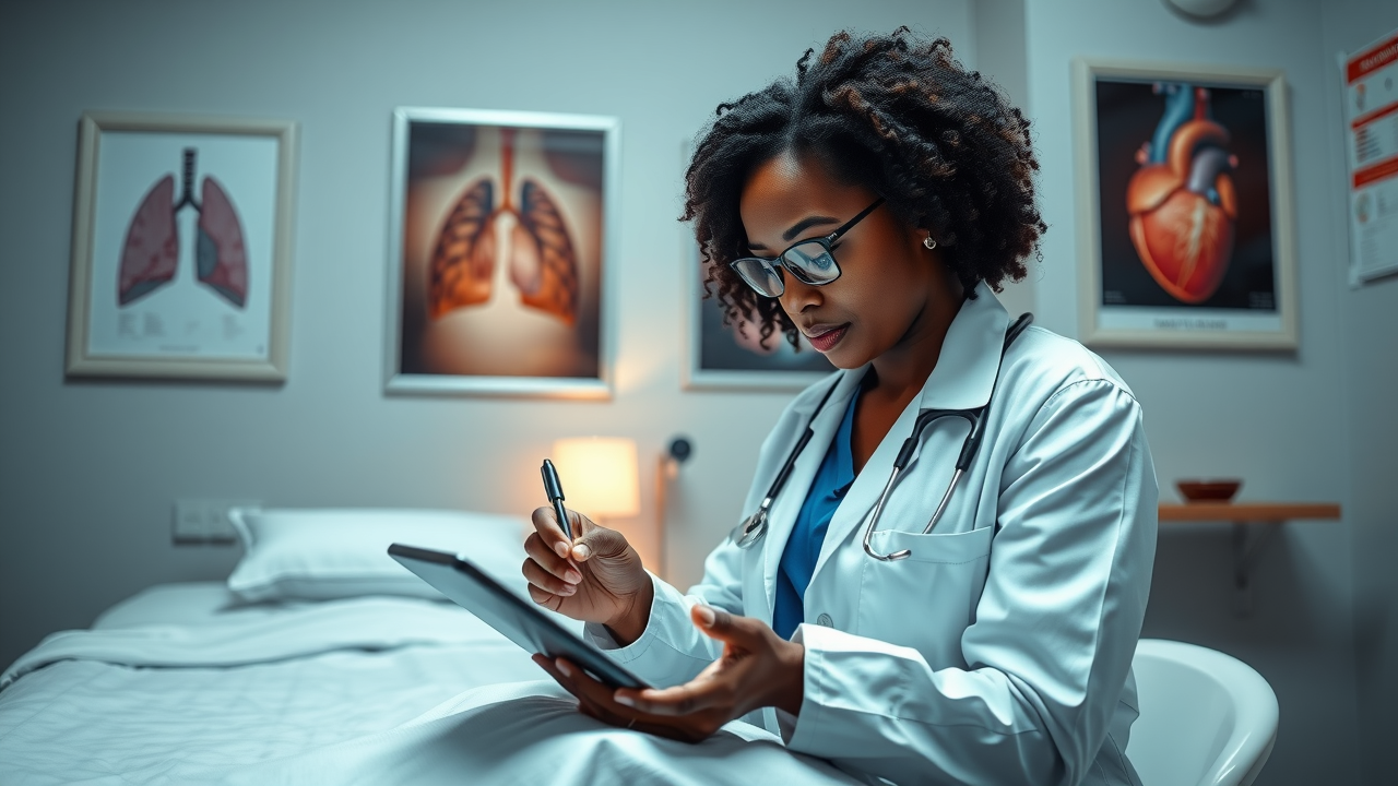 professional clinician writing a detailed case history, clinical case history documentation, case clinic practice