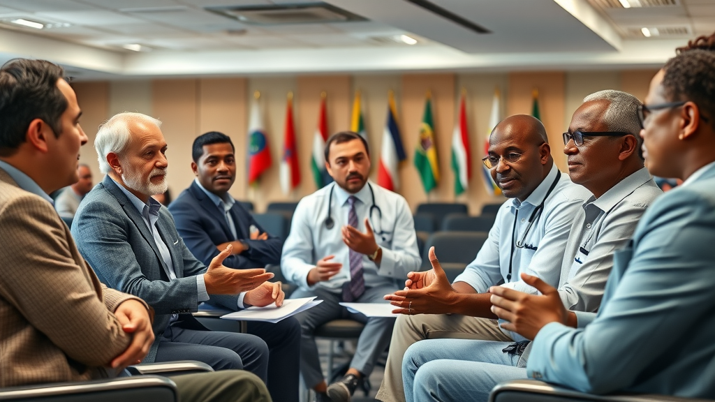 Healthcare experts East Africa panel discussion global healthcare services collaboration innovation