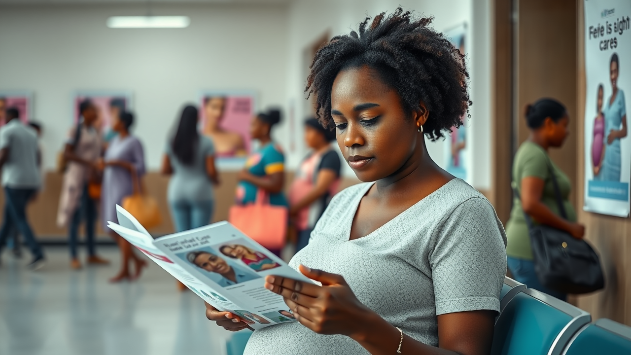 prenatal care kampala city clinic maternal health pamphlet