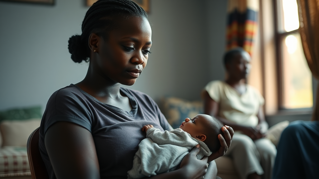 postpartum depression uganda healthy mother family support